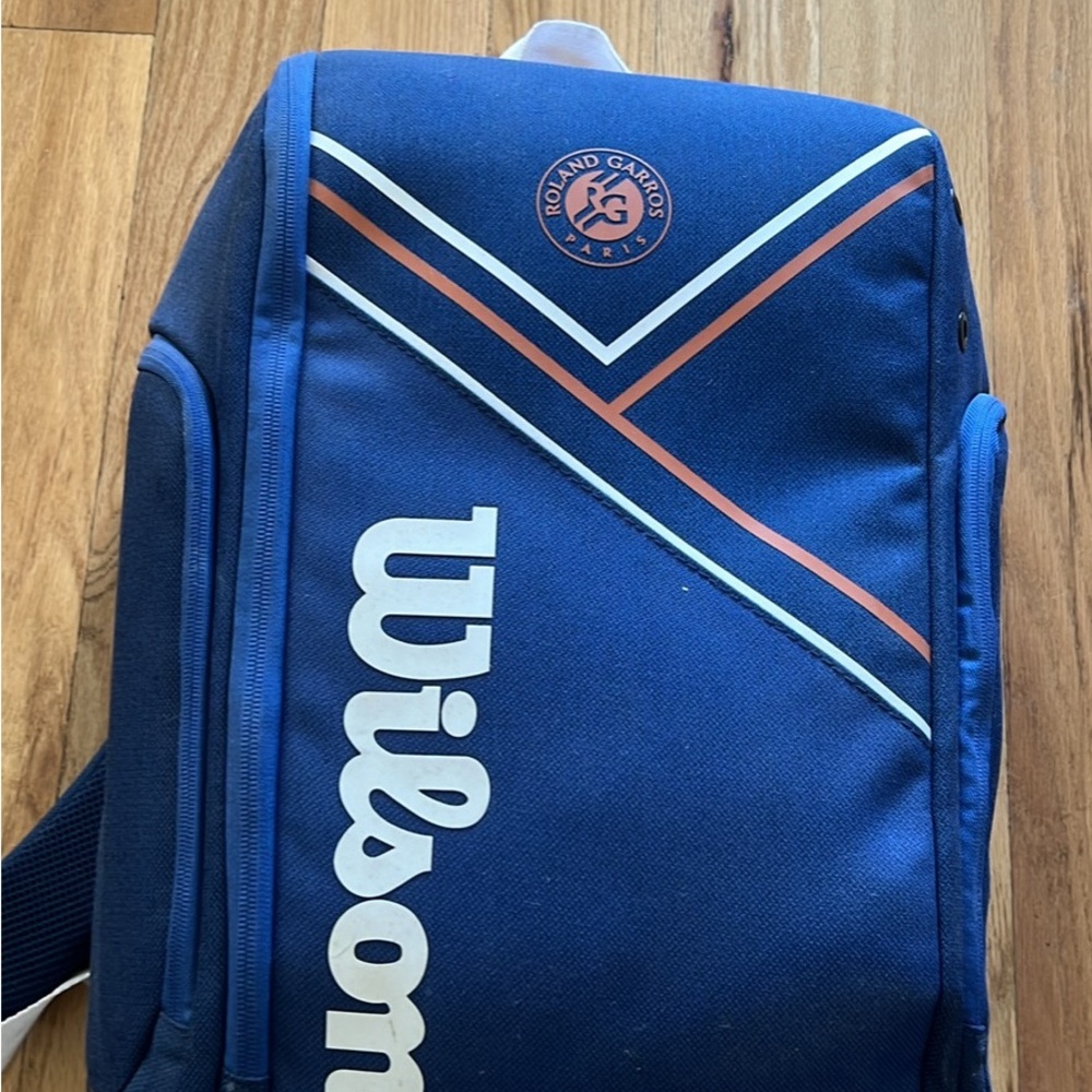 *SOLD* Wilson Navy and Orange Backpack